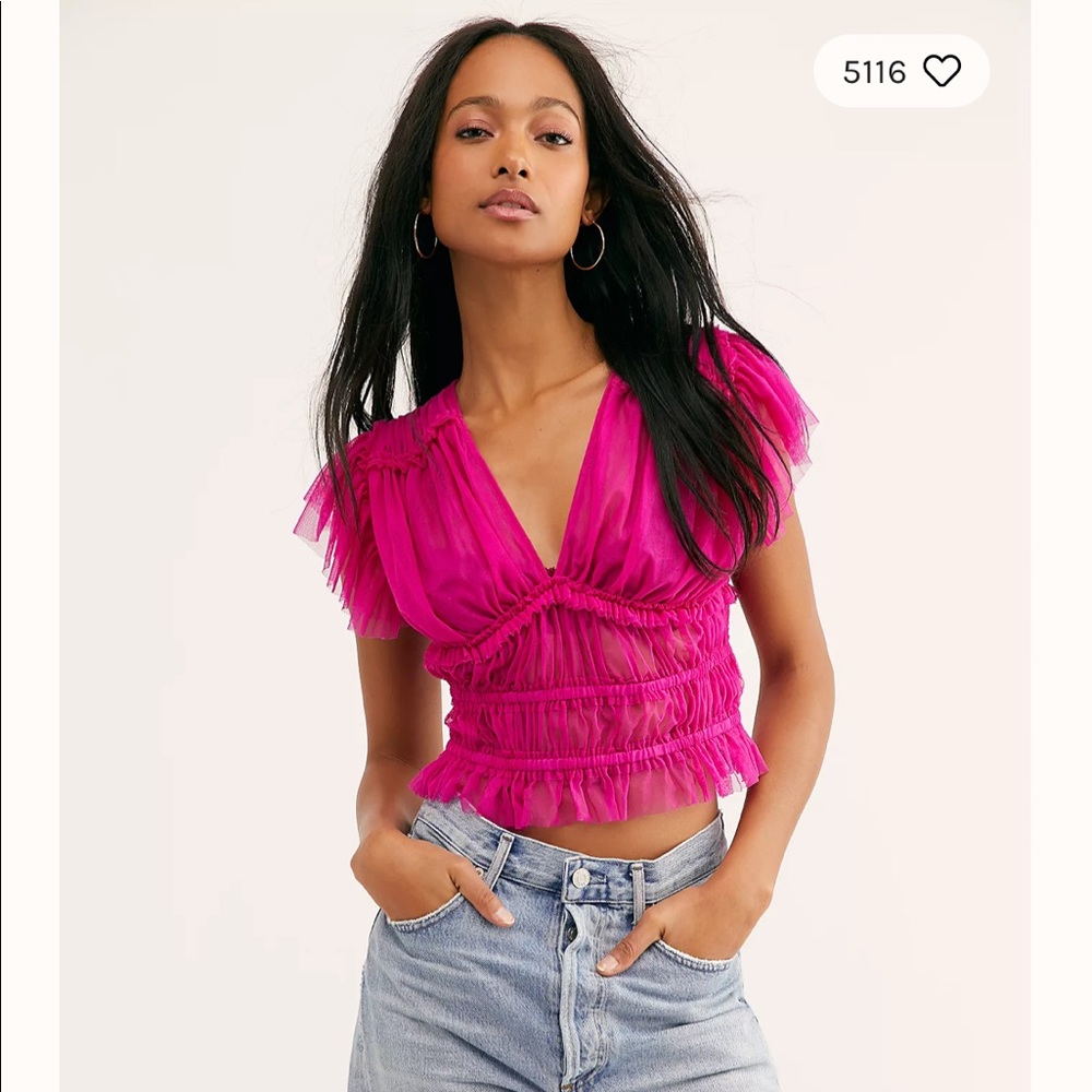 ISO Free People Making Me Smile Top